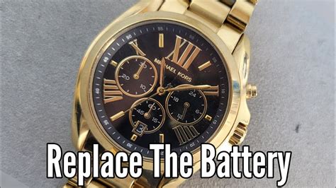 change michael kors battery